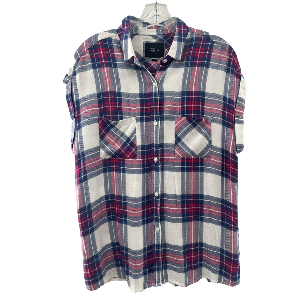 Rails Women's Multicolor Checkered Button Down Ca… - image 1